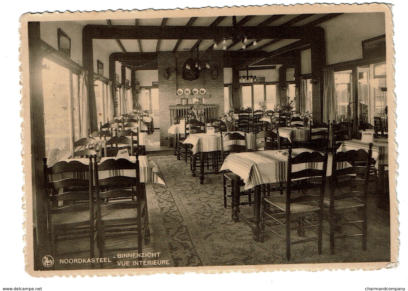 Restaurant Noordkasteel Anvers / Antwerpen - Binnenzicht / Vue Intérieure - Circulée - 2 Scans - Antwerpen