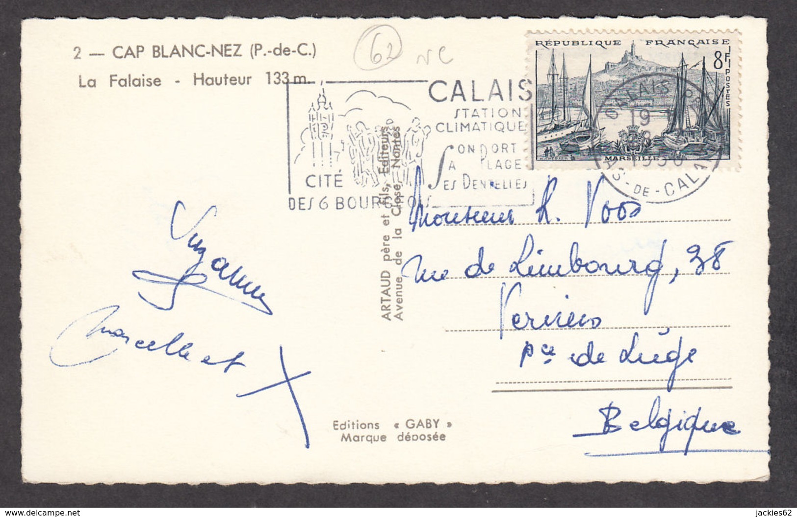 82557/ PAS-DE-CALAIS, Cap Blanc-Nez, La Falaise - Andere & Zonder Classificatie