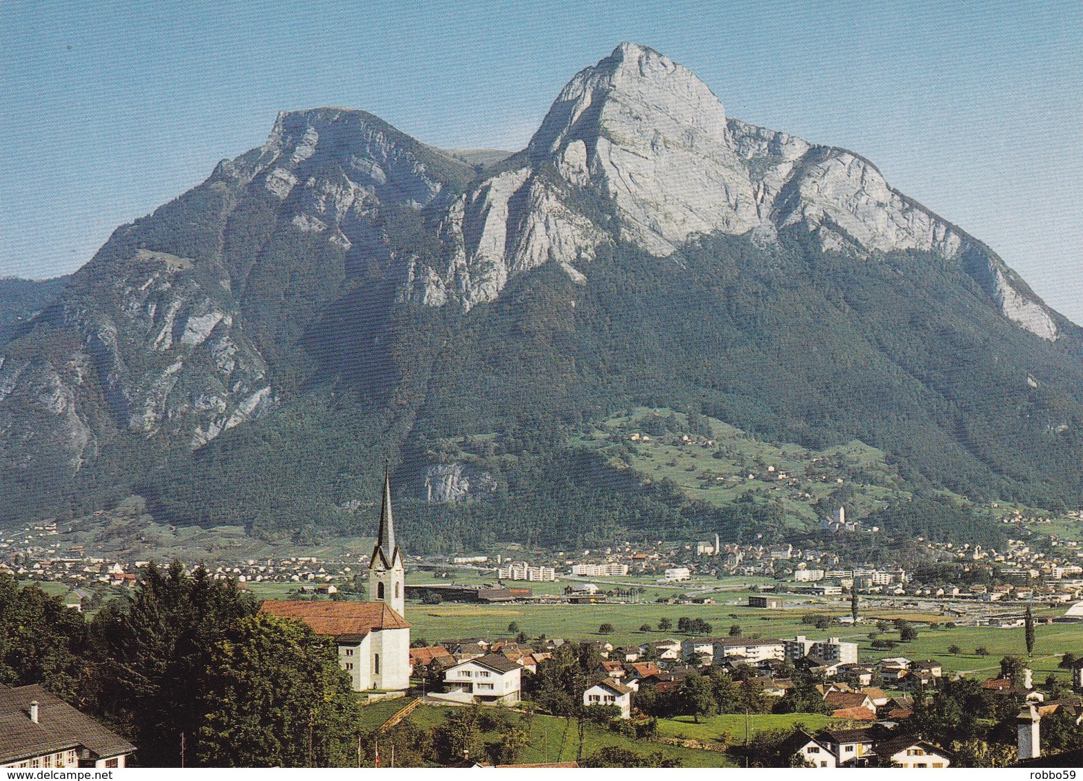 Switzerland Wangs And Sargans Postcard Unused Good Condition - Sargans