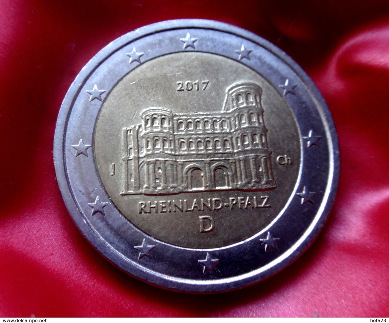 Germany 2 Euro  -  J  -- 2017 Rheinland-Pfalz Porta Nigra   Coin CIRCULATED - Allemagne
