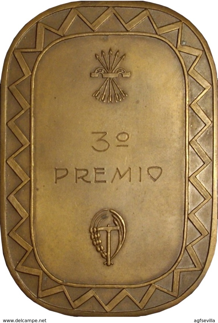 ESPAÑA. MEDALLA 1ª EXPOSICIÓN INTERNACIONAL DE ARTESANÍA. MADRID 1.953. C/ CAJA ORIGINAL. ESPAGNE. SPAIN MEDAL - Professionals/Firms