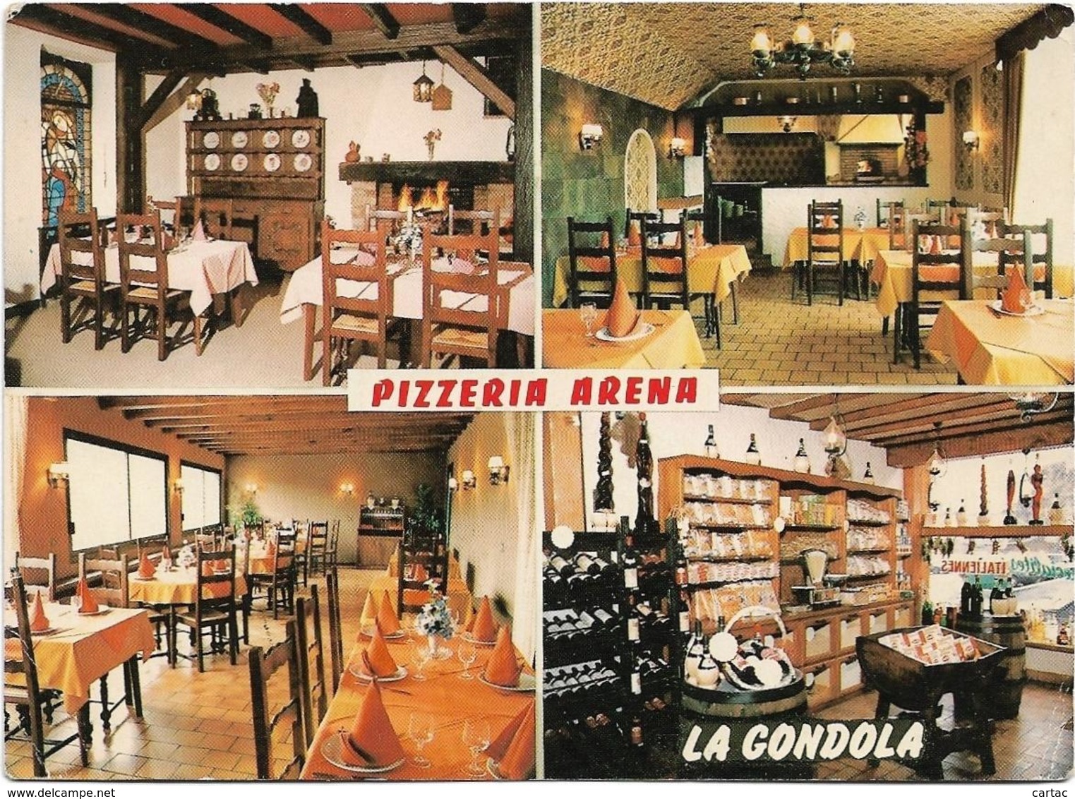 D88 - EPINAL - LA PIZZERIA ARENA-CHEZ DARIO - LA GONDOLA "MAGASIN" - CPSM MULTIVUES Grand Format - Epinal