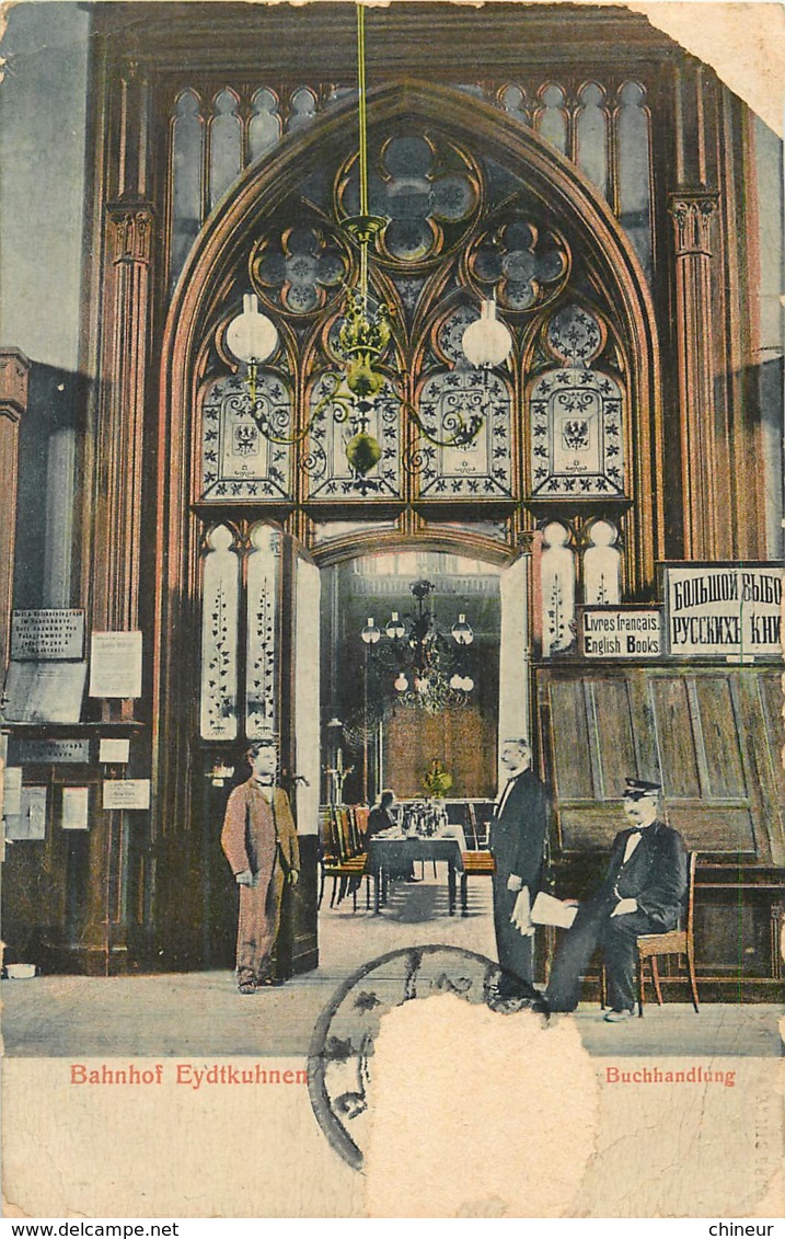 ALLEMAGNE BAHNHOF EYDTKUHNEN BUCHLANDLUNG - Autres & Non Classés