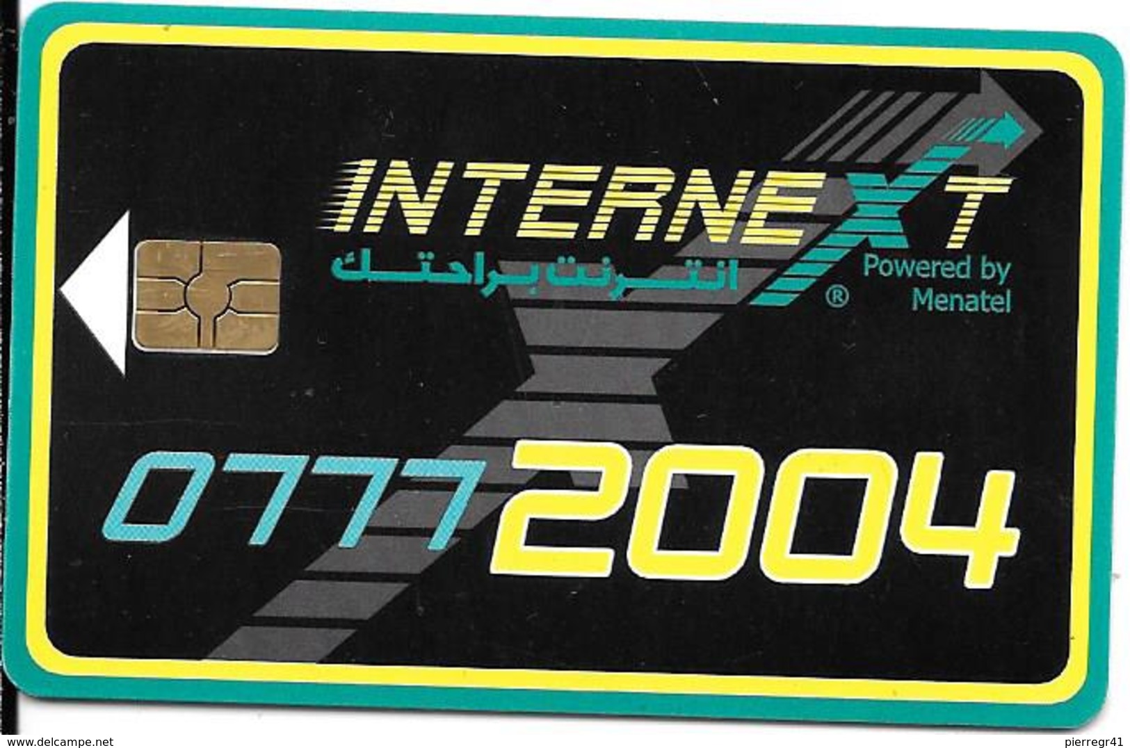 CARTE PUCE-EGYPTE-MENATEL-GEM6-15 L.E-INTERNET 2004-UTILISE-TBE - Egypte