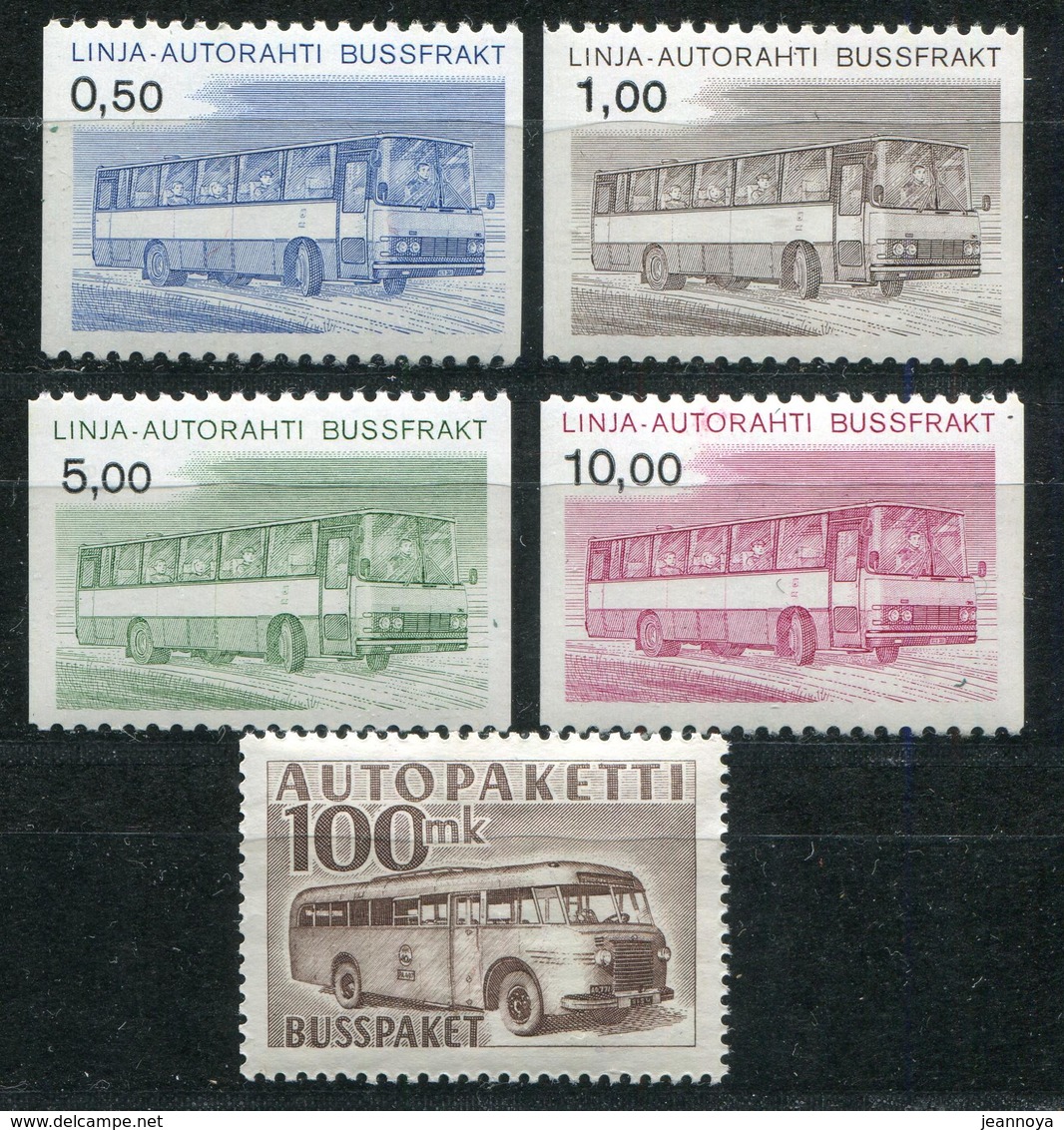 FINLANDE - POUR COLIS PAR AUTOBUS -  N° 9 * + 14 A 17 * * - TB - Colis Par Autobus