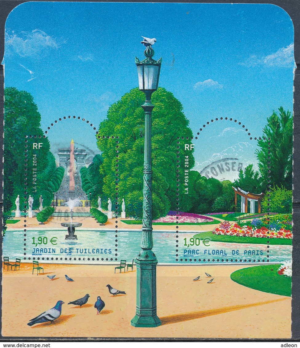 France - Jardin Des Tuileries Et Parc Floral De Paris YT 3673-3674 Obl. - Used Stamps