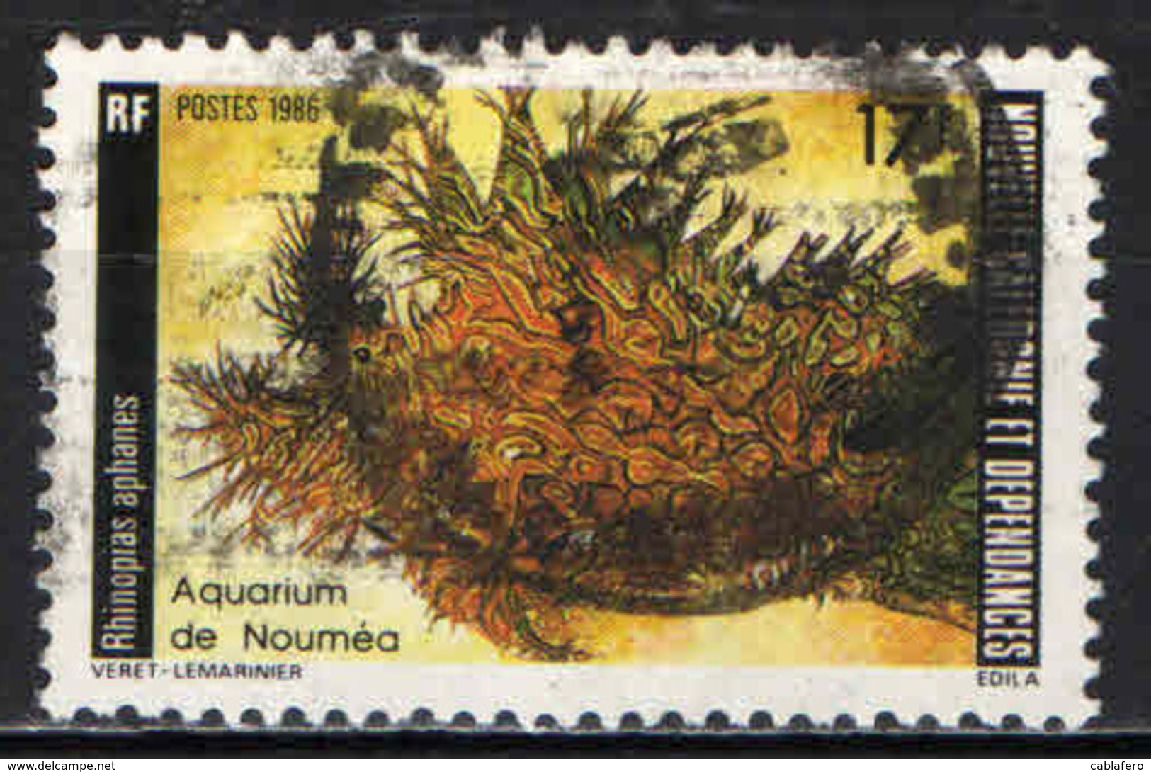 NUOVA CALEDONIA - 1986 - Rhinopias Aphanes - USATO - Used Stamps