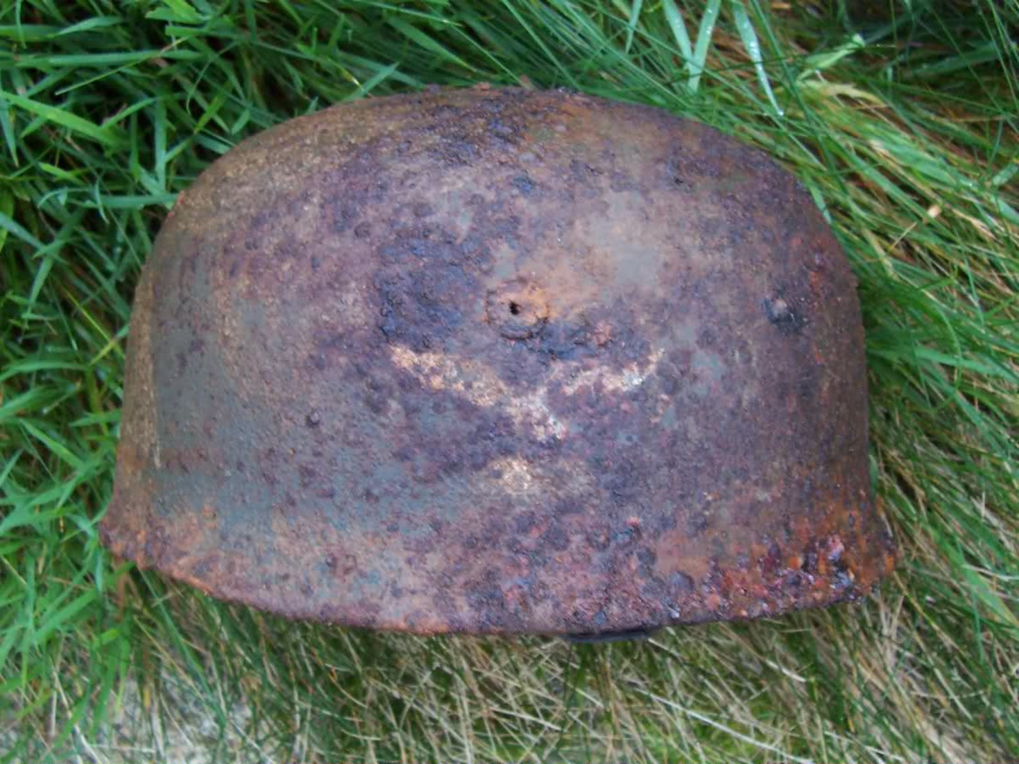 CASQUE PARA ALLEMAND DE FOUILLE WW2 - Casques & Coiffures