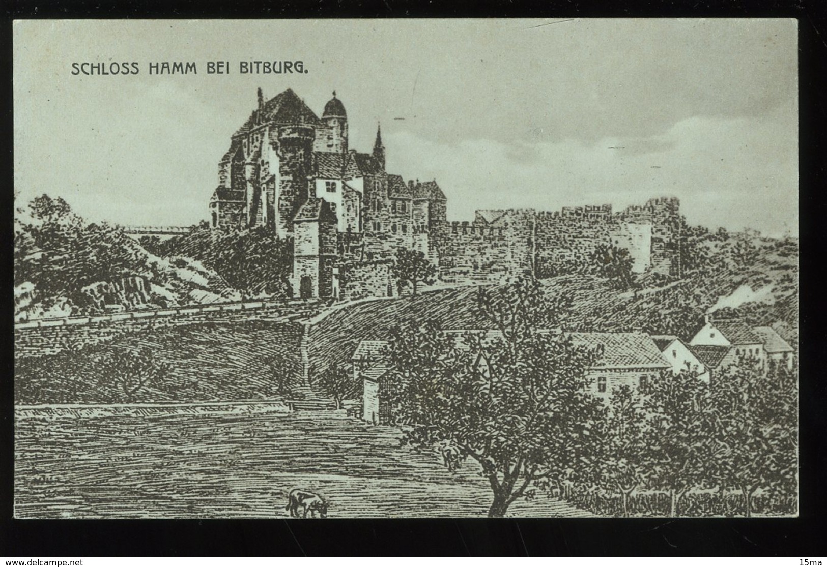 Schloss Hamm Bei Bitburg 1920 Karl Schilz - Bitburg