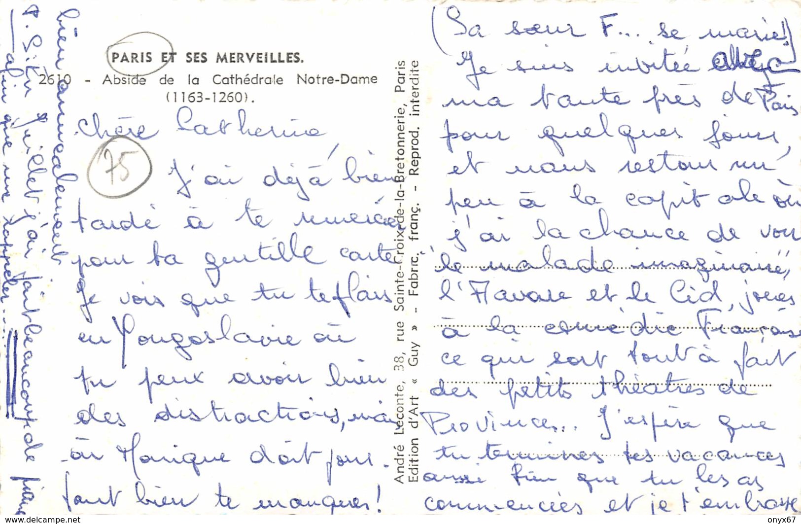 Carte Postale PARIS (75) Cathédrale Notre-Dame 1163-1260 Flèche Tombée Le 15-04-2019 -Eglise-Religion- Bateau Mouche - Kerken
