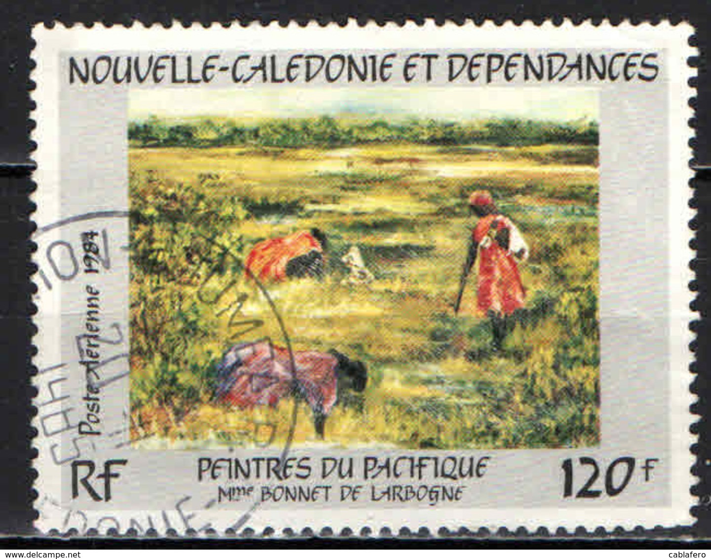 NUOVA CALEDONIA - 1984 - PITTORI DEL PACIFICO: BONNET DE LARBOGNE - USATO - Usati