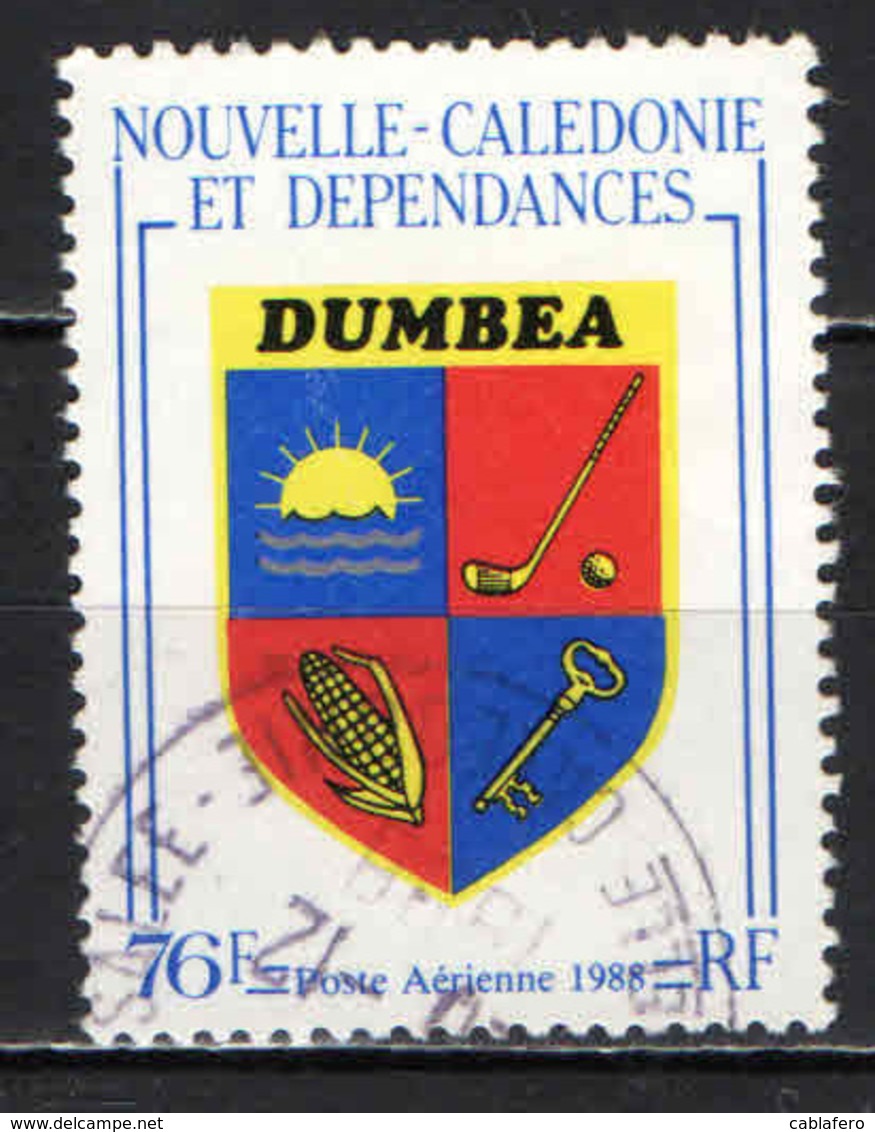 NUOVA CALEDONIA - 1988 - STEMMA DI DUMBEA - USATO - Usati