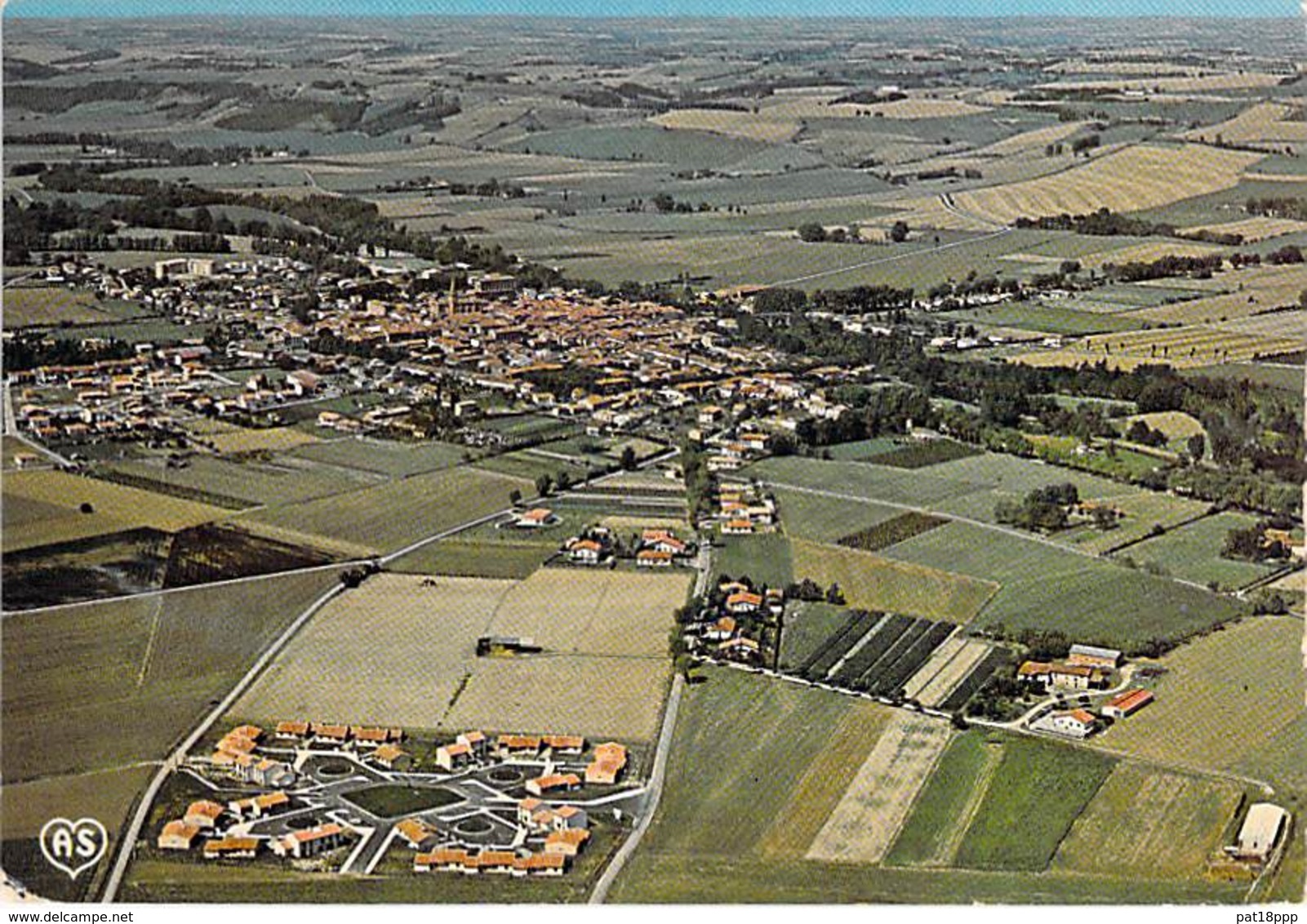 09 - MAZERES SUR L'HERS : Vue Gnéérale Aérienne - CPM Grand Format - Ariège - Autres & Non Classés