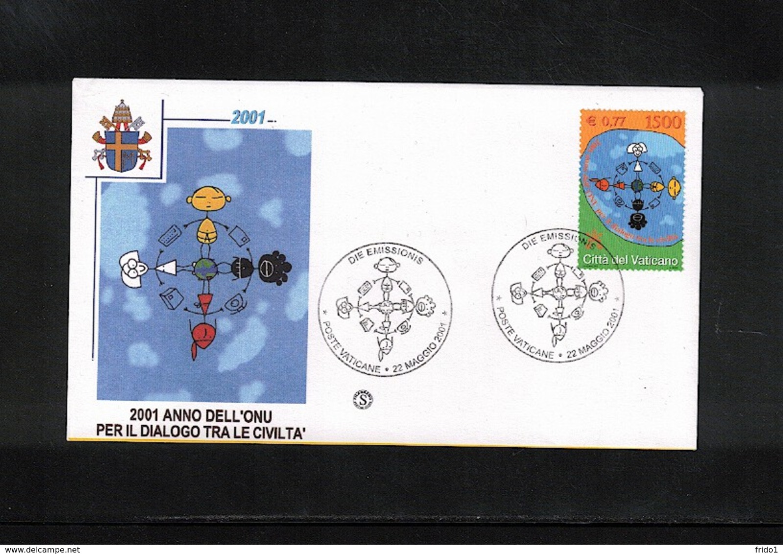 Vatican 2001 Joint Issue Dialog FDC - Joint Issues