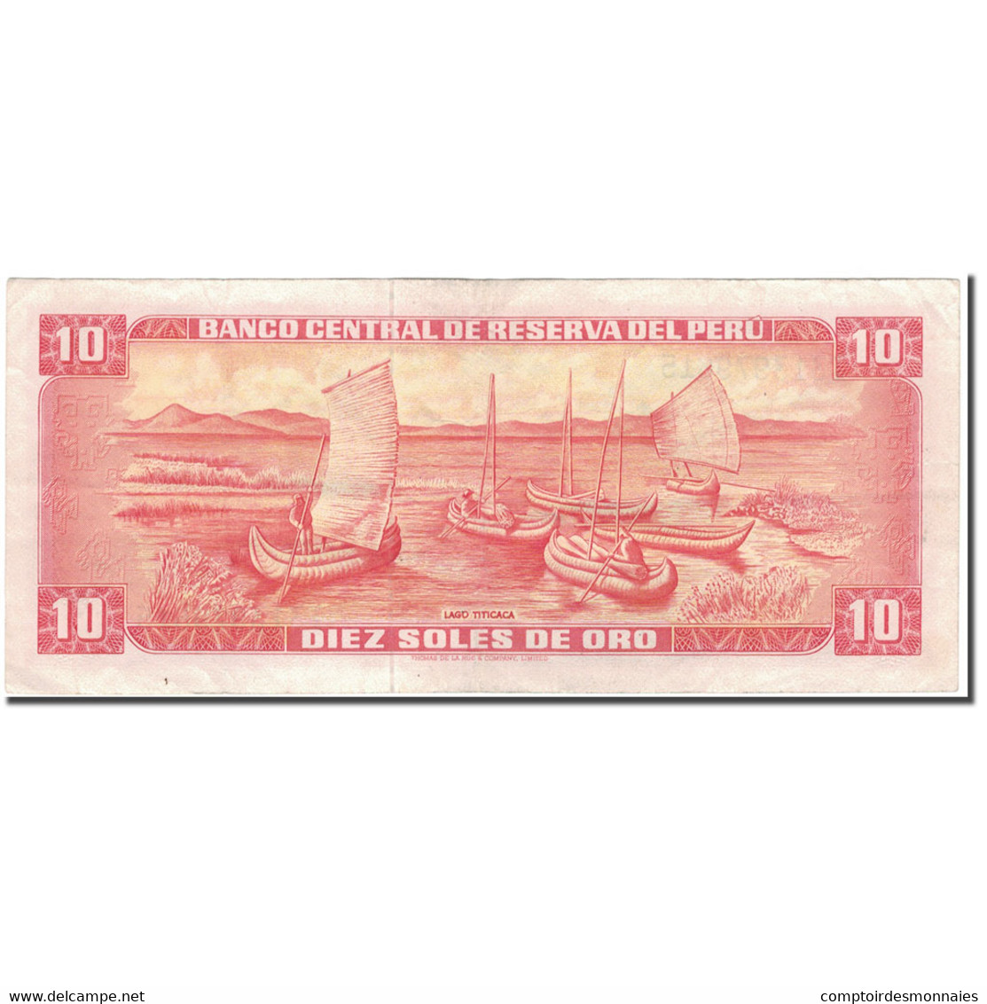 Billet, Pérou, 10 Soles De Oro, 1972-05-04, KM:100c, TTB - Pérou