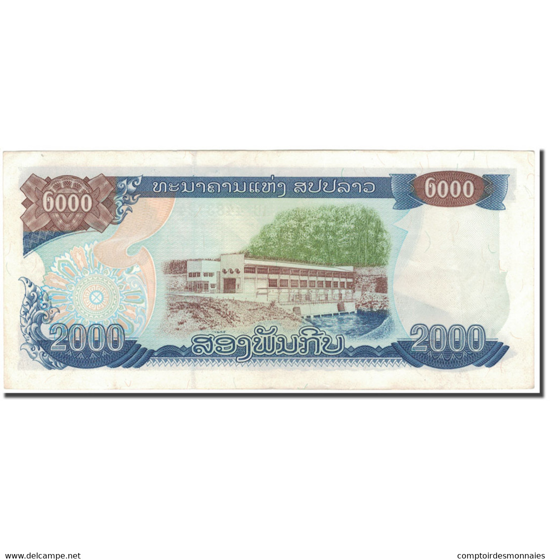 Billet, Lao, 2000 Kip, 1997, KM:33a, TTB+ - Laos