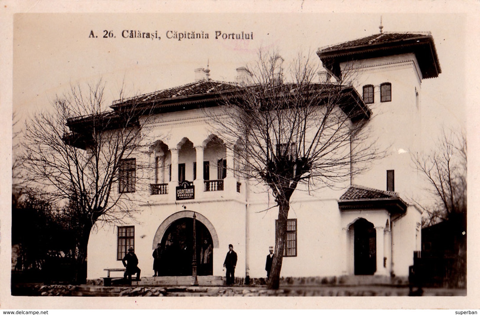 ROMANIA - CALARASI : CAPITANIA PORTULUI - CARTE VRAIE PHOTO / REAL PHOTO POSTCARD ~ 1925 - '930 - RRR ! (ac075) - Romania