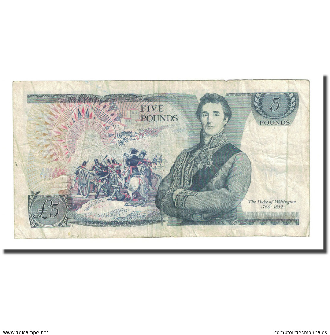 Billet, Grande-Bretagne, 5 Pounds, Undated (1971-91), KM:378a, TB - 5 Pond