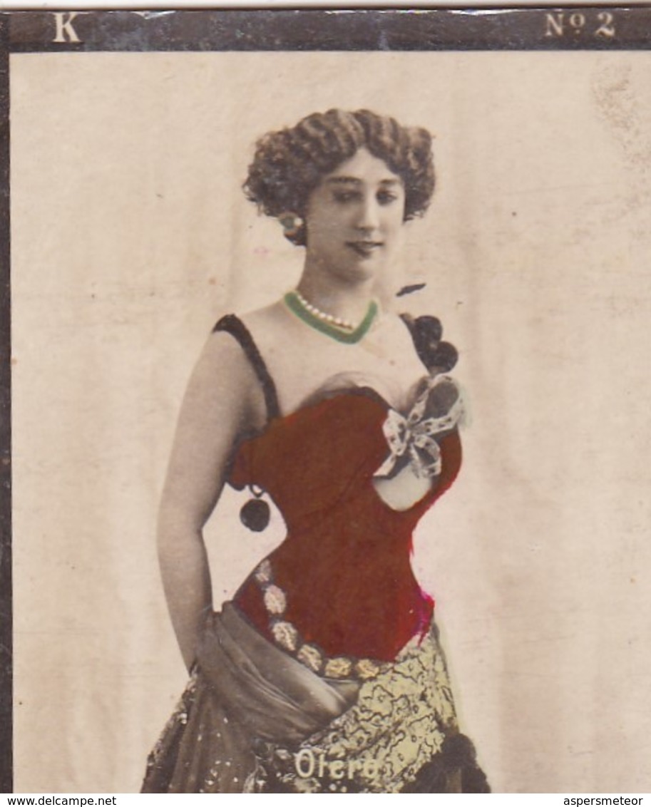 OTERO. COLORISE. CARD TARJETA COLECCIONABLE TABACO. CIRCA 1915 SIZE 4.5x5.5cm - BLEUP - Berühmtheiten