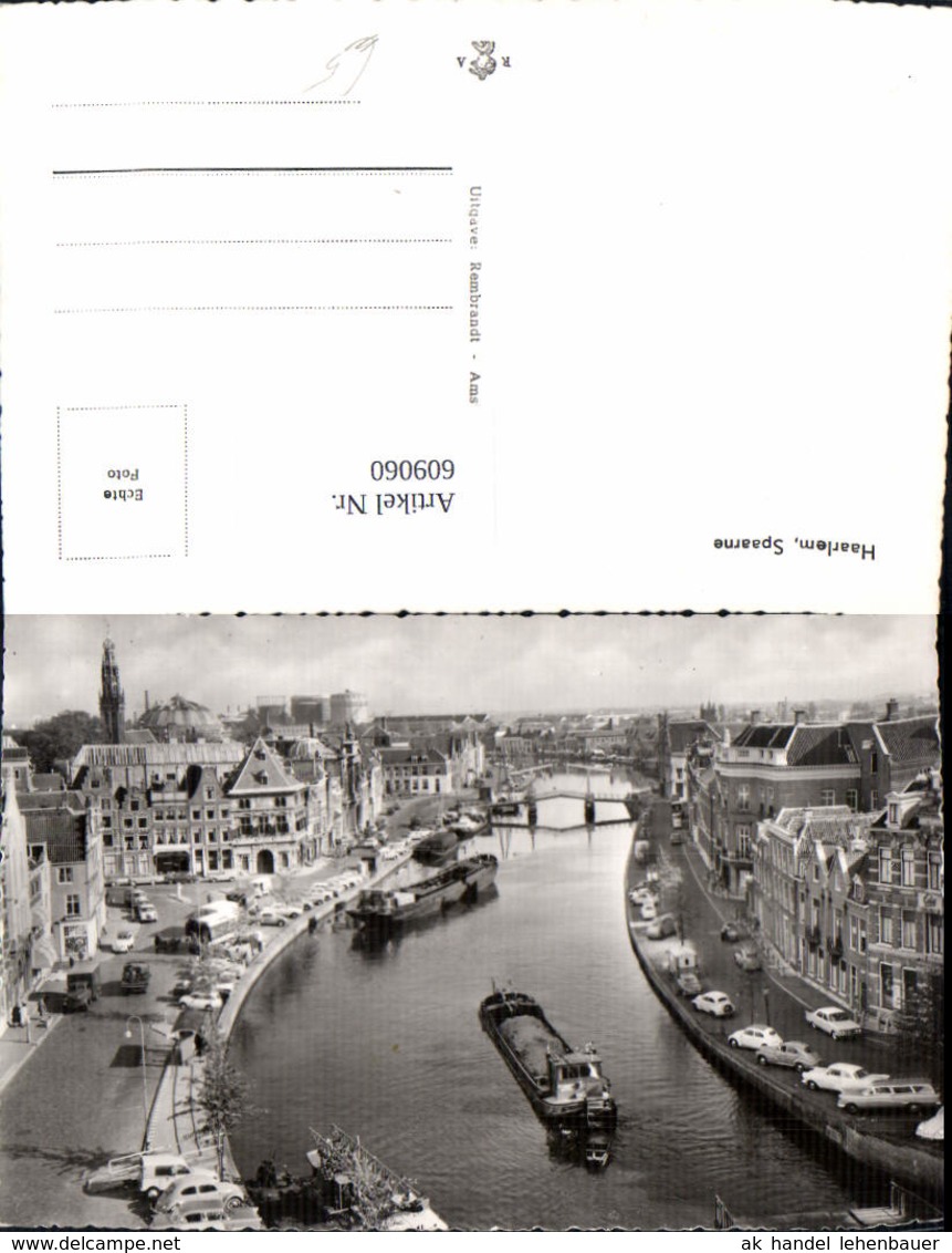 609060,Foto Ak Haarlem Spaarne Schiff Netherlands - Ohne Zuordnung