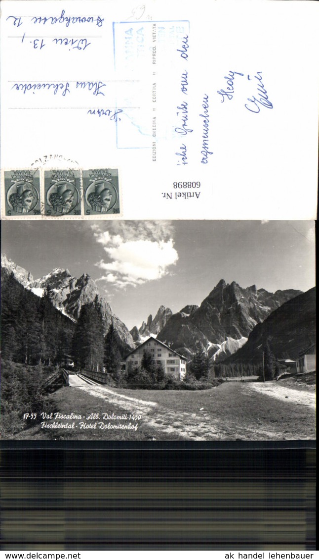 608898,Val Fiscalina Alb. Dolomiti Fischleintal Hotel Dolomitenhof Sexten Italy - Sonstige & Ohne Zuordnung