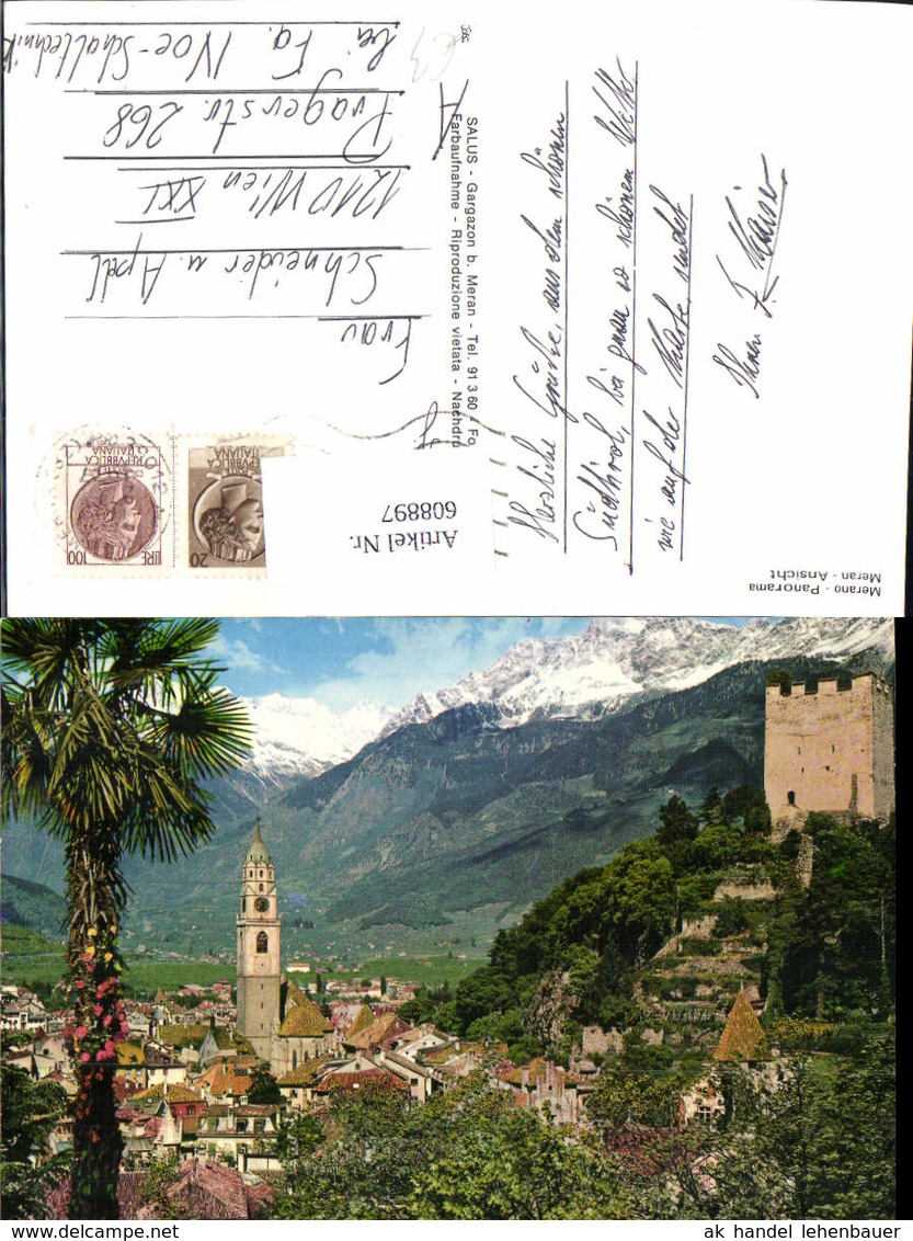 608897,Merano Meran Panorama Italy - Sonstige & Ohne Zuordnung