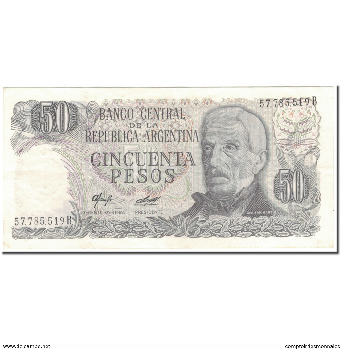 Billet, Argentine, 50 Pesos, KM:301a, TTB+ - Argentinië