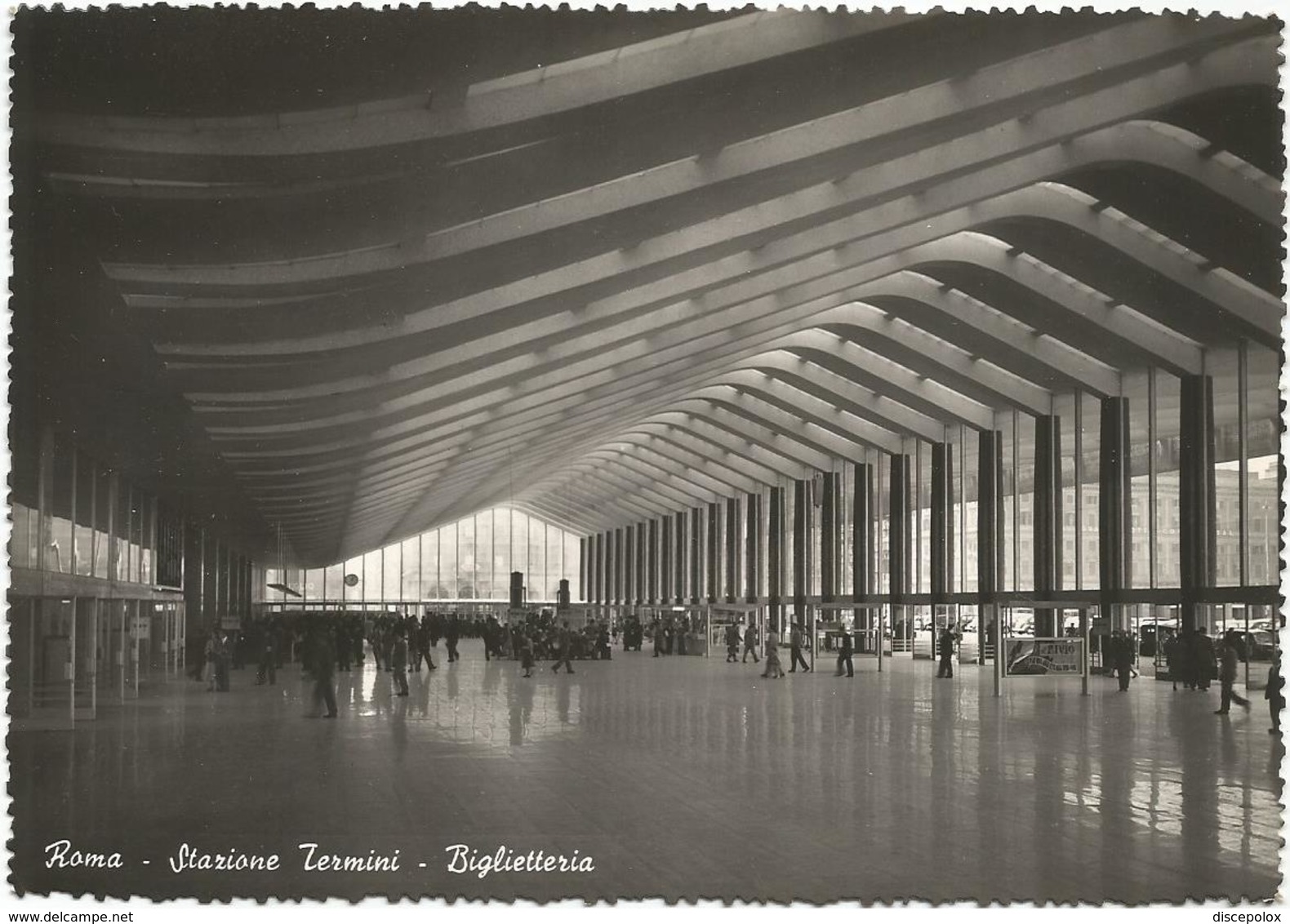 W2570 Roma - Stazione Termini - Biglietteria / Viaggiata 1953 - Stazione Termini