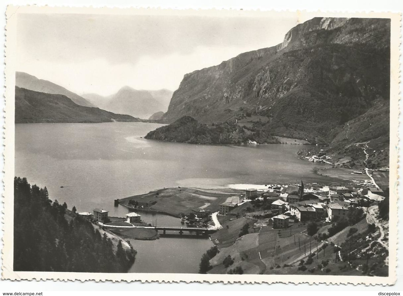 W2579 Molveno (Trento) - Panorama Con Il Lago / Viaggiata 1951 - Altri & Non Classificati