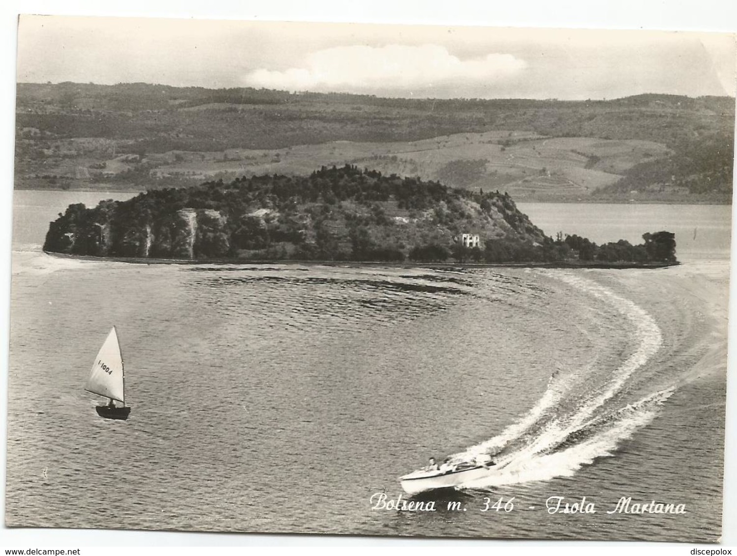 W2589 Bolsena (Viterbo) - Lago Di Bolsena - Isola Martana - Barche Boats Bateaux / Non Viaggiata - Altri & Non Classificati