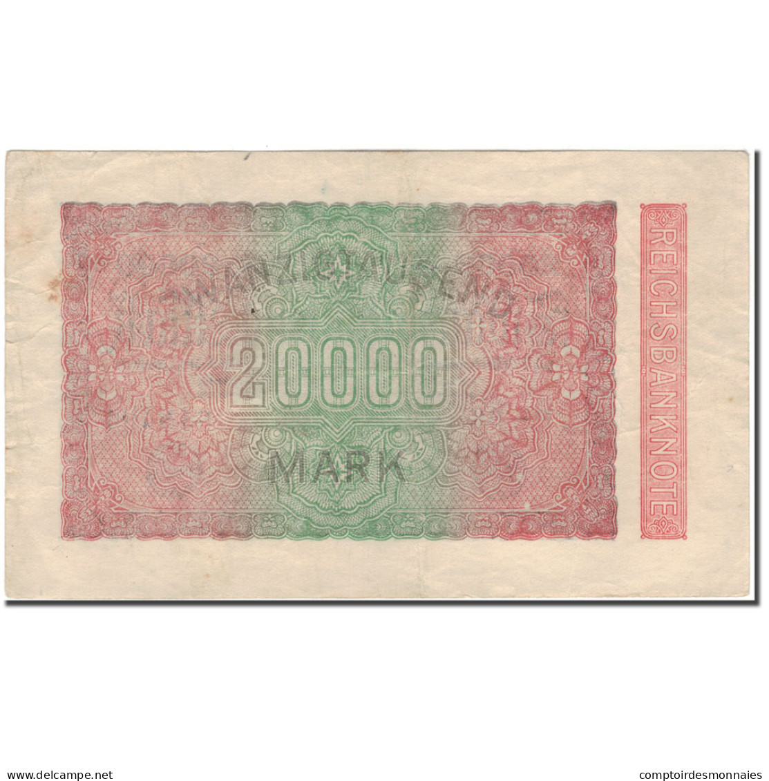 Billet, Allemagne, 20,000 Mark, 1923, KM:85a, TTB - 20.000 Mark