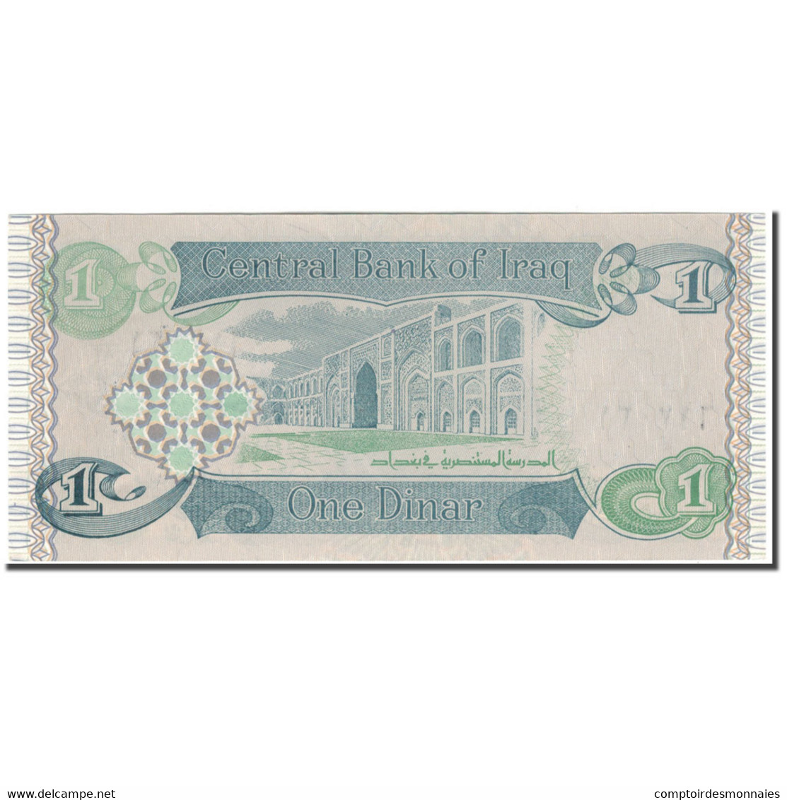 Billet, Iraq, 1 Dinar, KM:79, NEUF - Irak