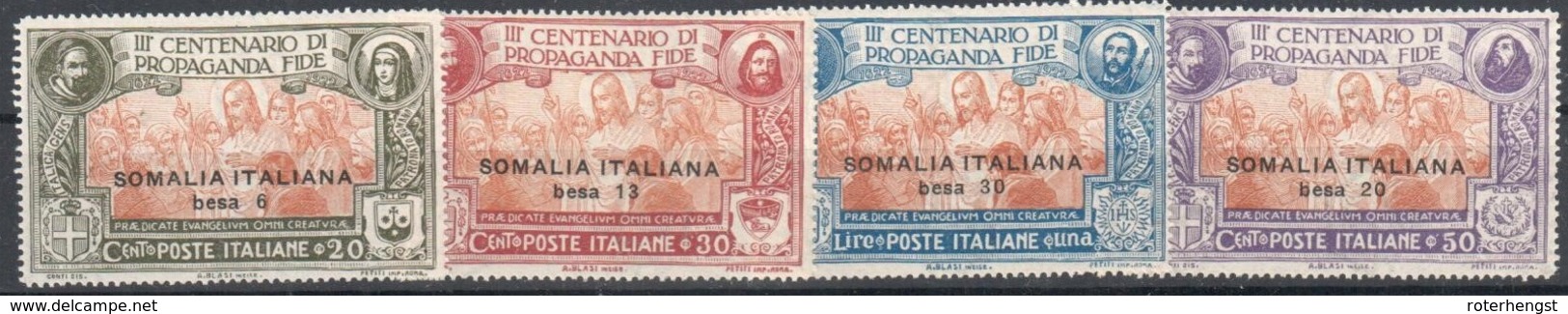 Italian Somaliland Somalia Complete Set Mh * 1923 Cat 20 Euros - Somalia