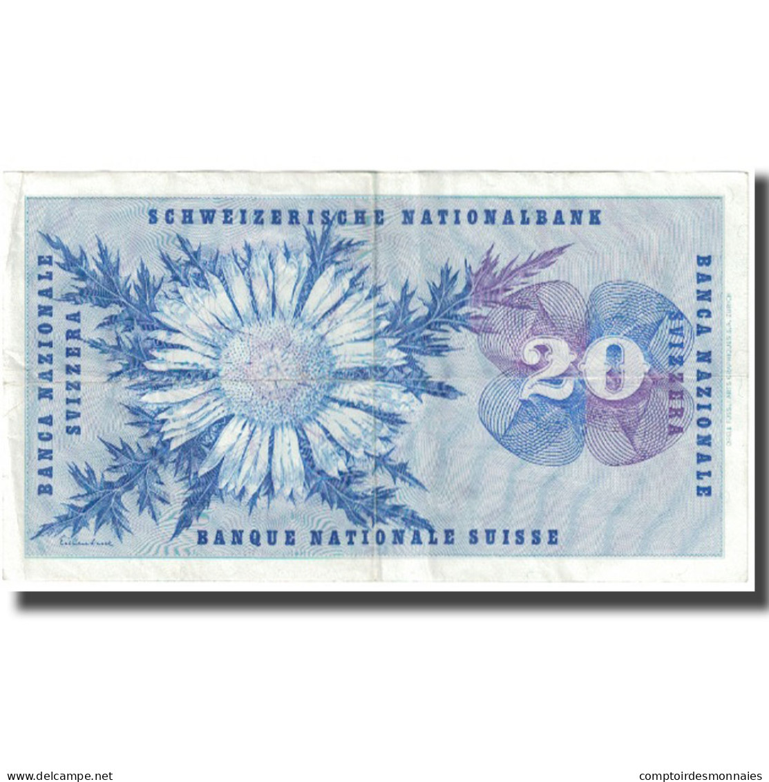 Billet, Suisse, 20 Franken, 1971, 1971-02-10, KM:46r, SUP - Suiza