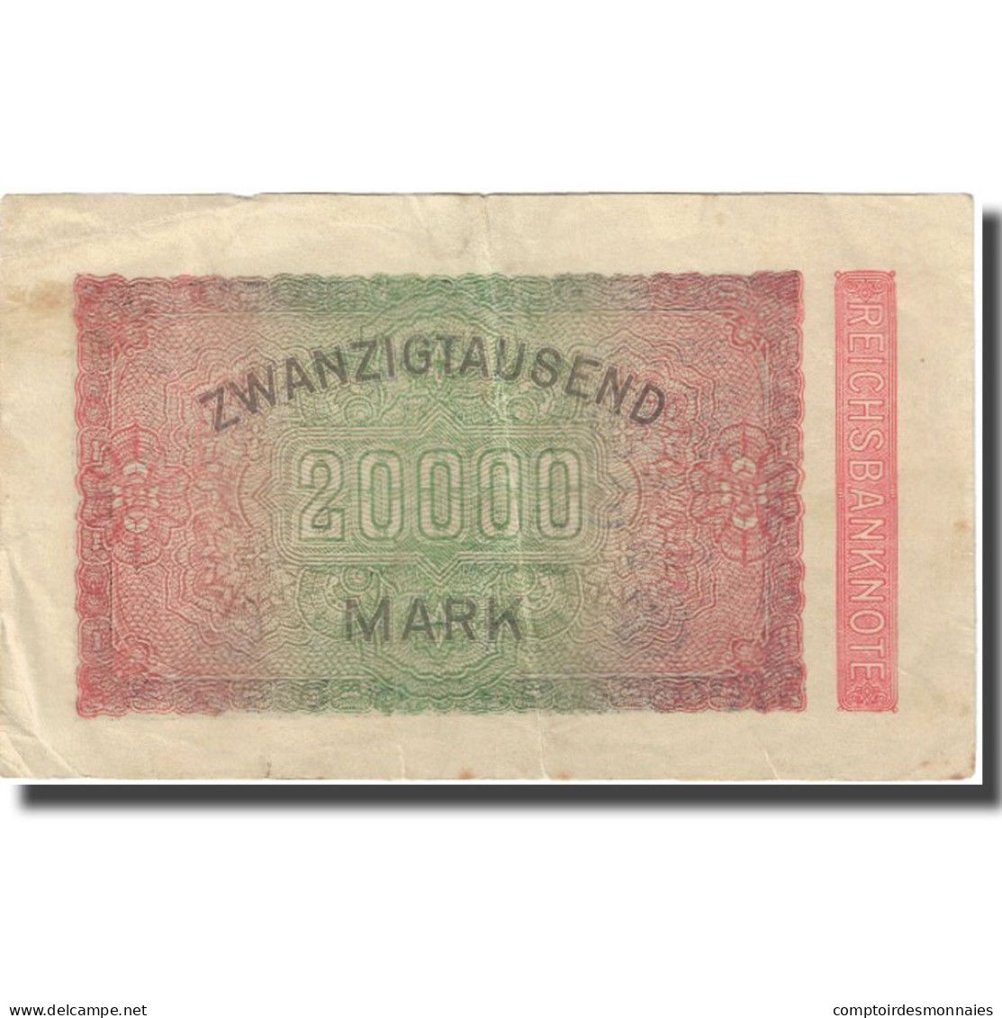 Billet, Allemagne, 20,000 Mark, 1923, 1923-02-20, KM:85f, TTB - 20000 Mark