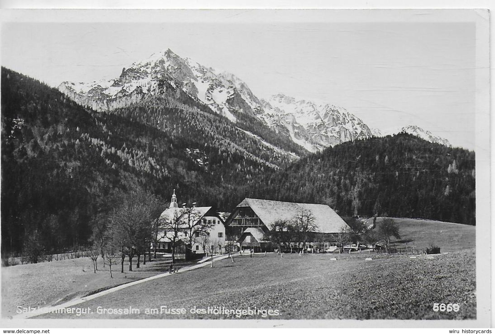 AK 0219  Grossalm Am Fusse Des Höllengebirges - Verlag Brandt Um 1937 - Gmunden