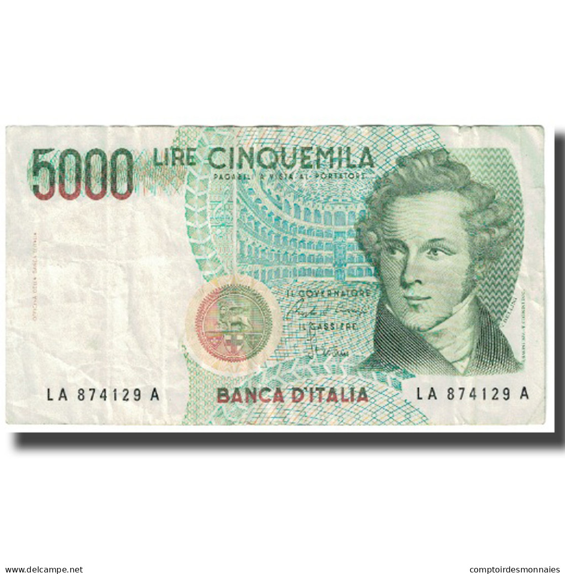 Billet, Italie, 5000 Lire, 1985, 1985-01-04, KM:111a, TTB - 5000 Lire