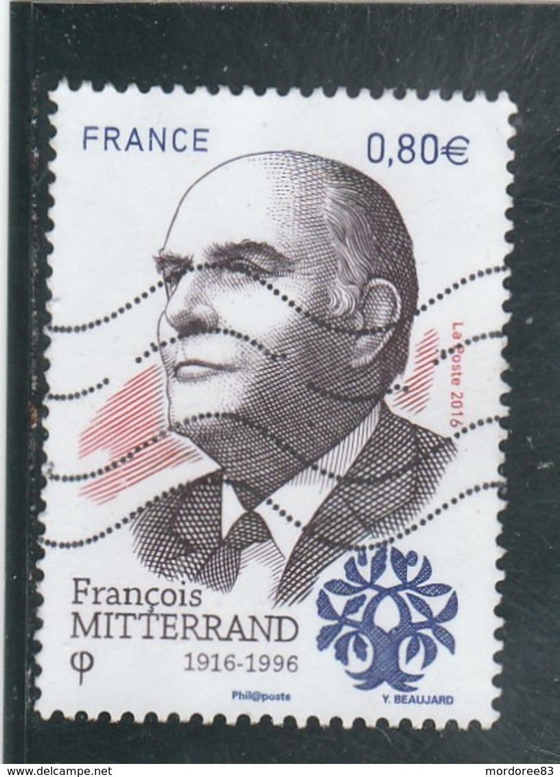 FRANCE 2016 FRANCOIS MITTERRAND OBLITERE - YT 5089 -                                         TDA268 - Used Stamps