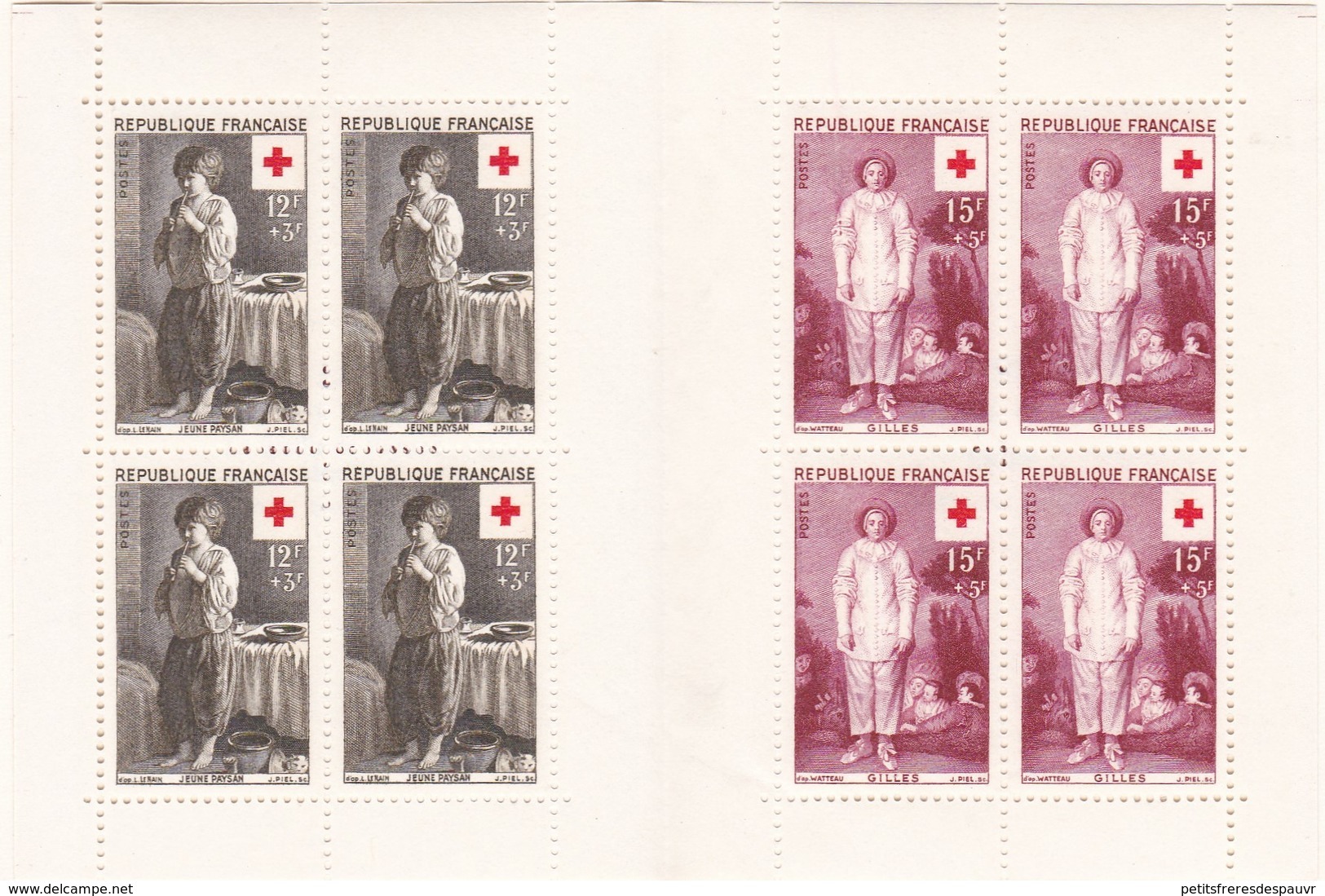 FRANCE 1956 - Carnet Croix-Rouge N° 2005 (YT ) ** Neuf Sans Charnière MNH - Cote 90€ - Rotes Kreuz