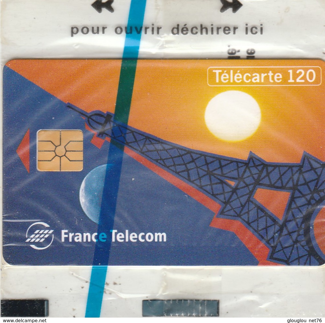 TELECARTE 120...CALL HOME  TOUR EIFFEL   NEUVE SOUS BLISTER - 120 Units