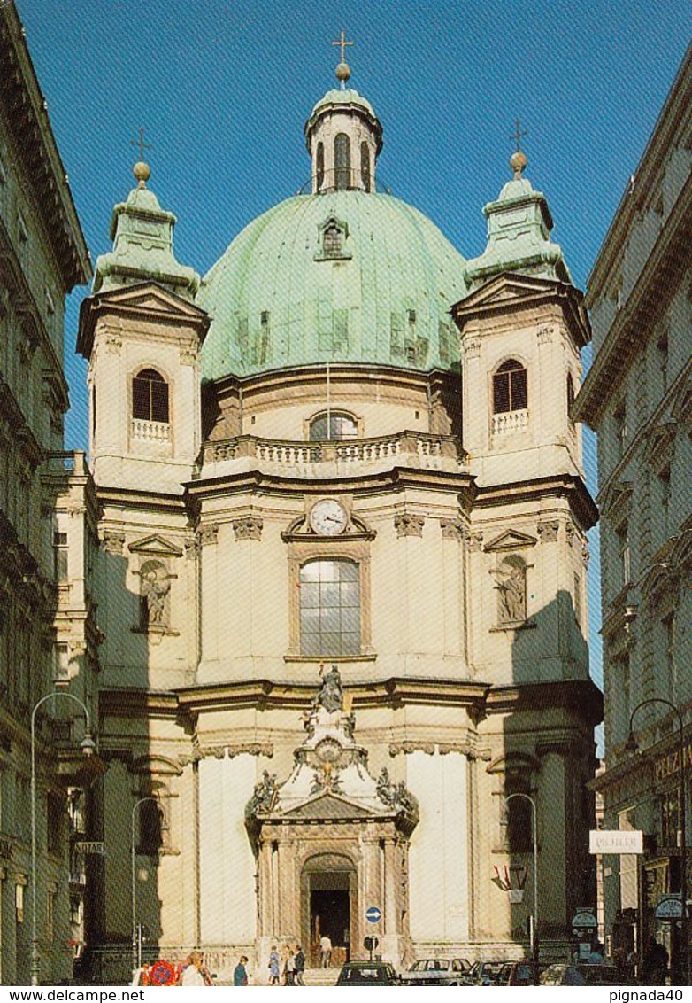 Cp , AUTRICHE , VIENNE , Église Saint-Pierre - Château De Schönbrunn