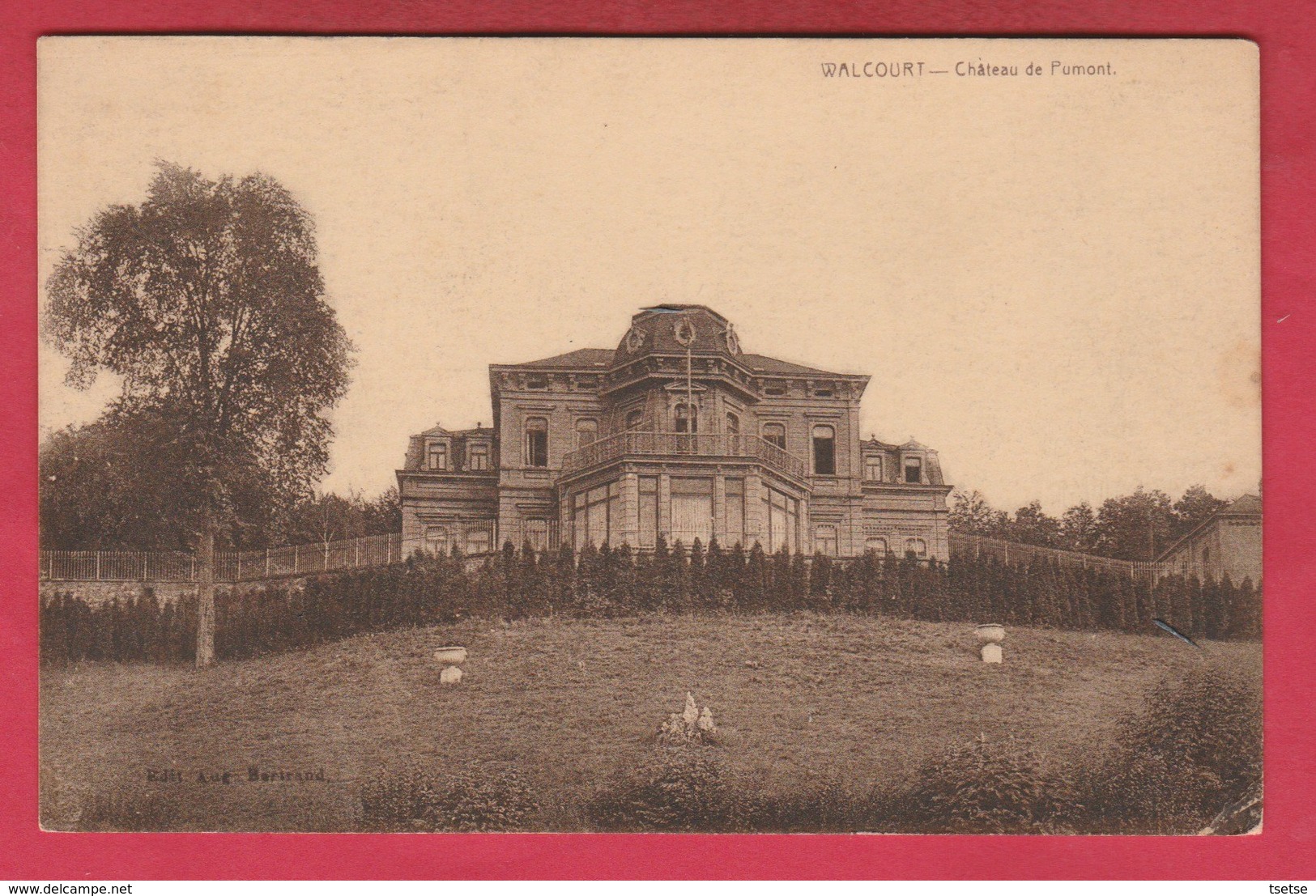 Walcourt - Château De Pumont ( Voir Verso ) - Walcourt