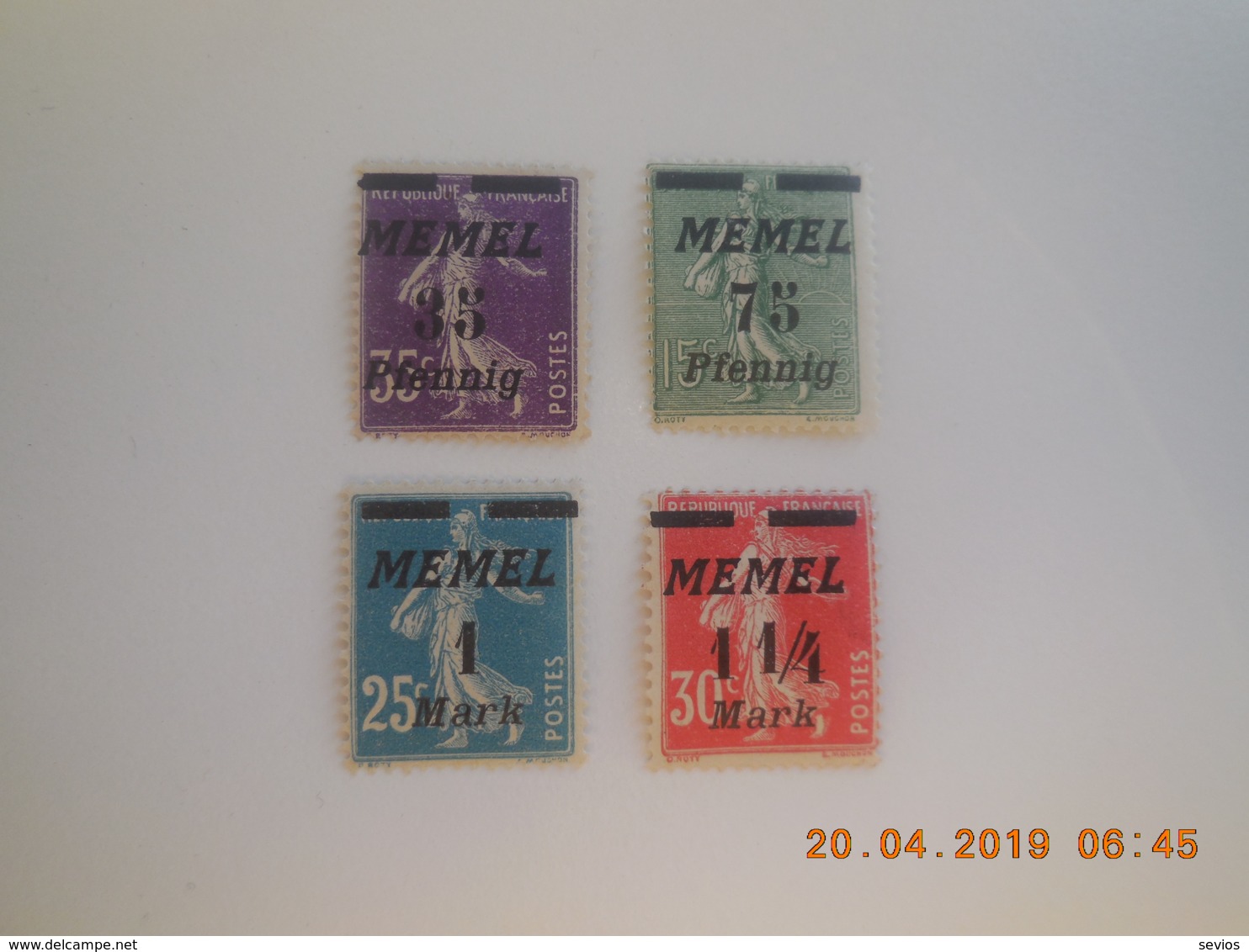 Sevios / Duitsland / **, *, (*) Or Used - Memelgebiet 1923