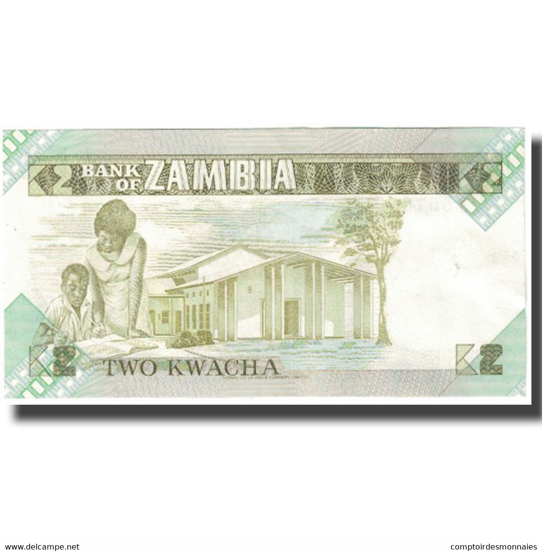 Billet, Zambie, 2 Kwacha, KM:24c, NEUF - Zambia