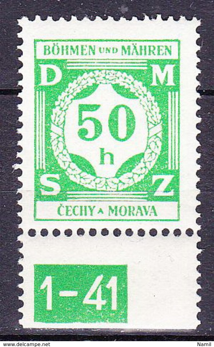 Boheme Et Moravie 1941 Mi D 3 (Yv TS 3), (MNH)** - Unused Stamps