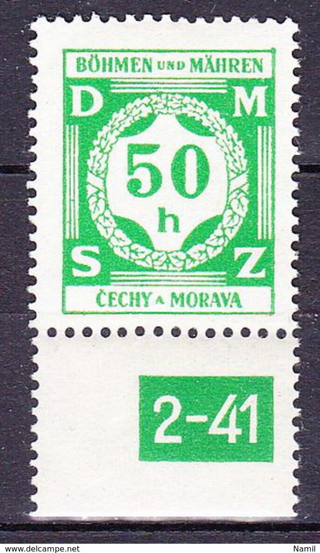 Boheme Et Moravie 1941 Mi D 3 (Yv TS 3), (MNH)** - Unused Stamps