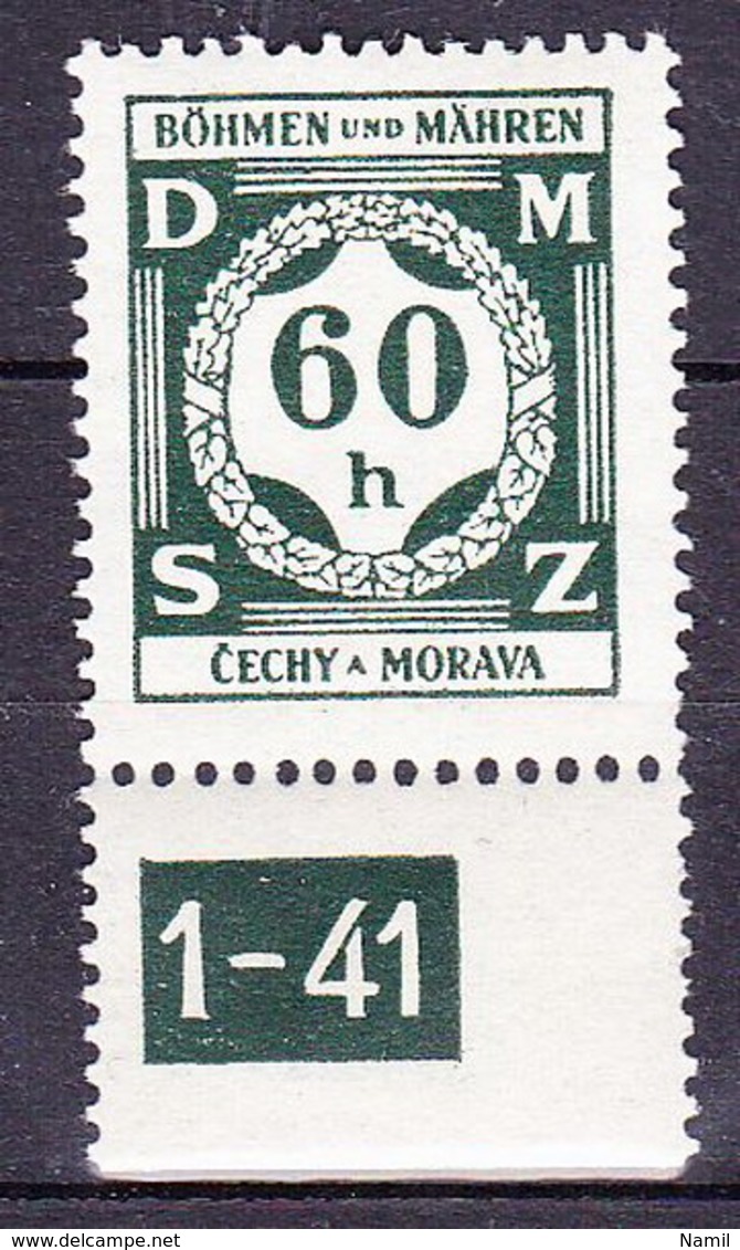 Boheme Et Moravie 1941 Mi D 4 (Yv TS 4), (MNH)** - Unused Stamps
