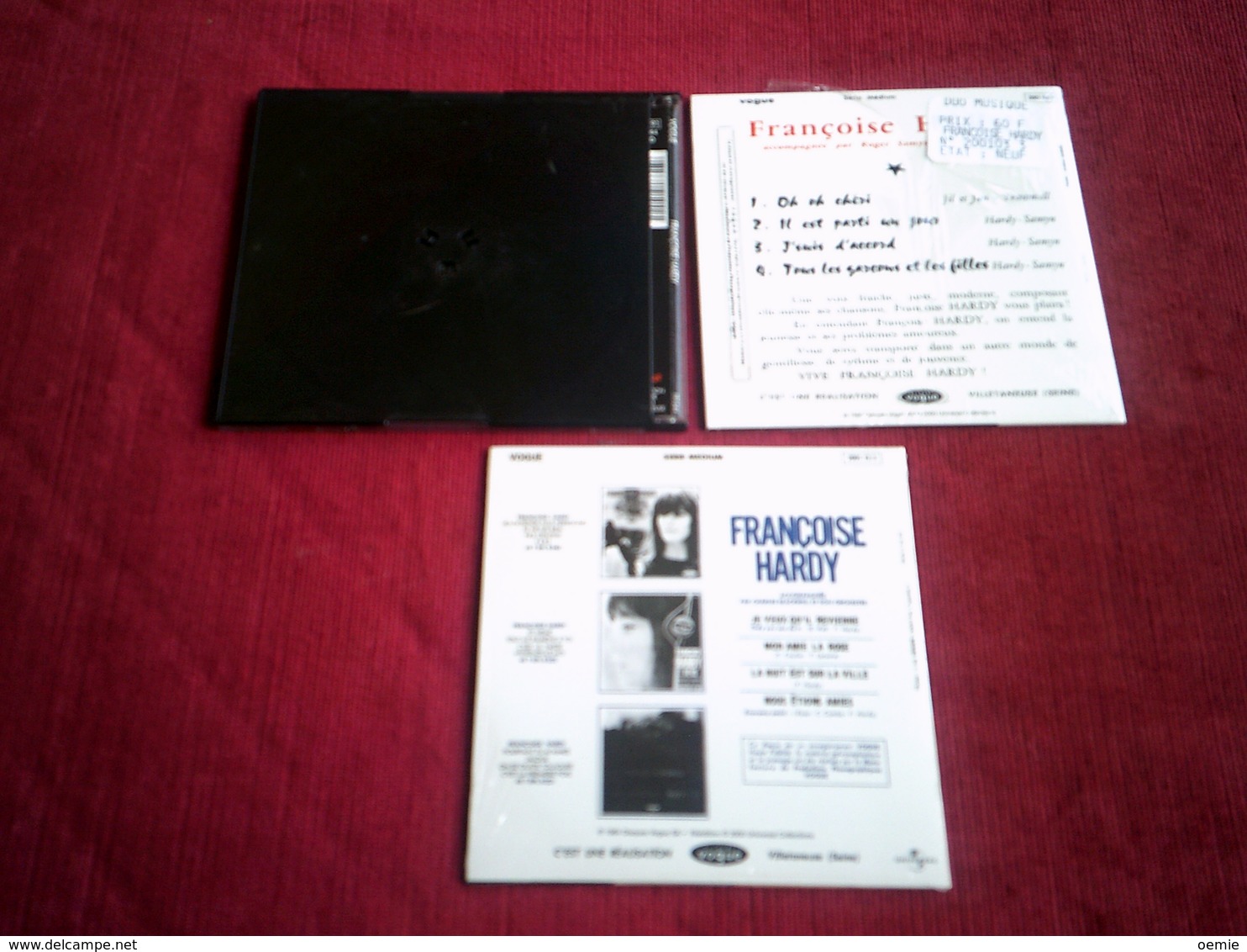 FRANCOISE HARDY  ° COLLECTOR CD  4 TITRES  ° LA MAISON OU J'AI GRANDI + 2 CD SINGLES 4 TITRES - Autres - Musique Française