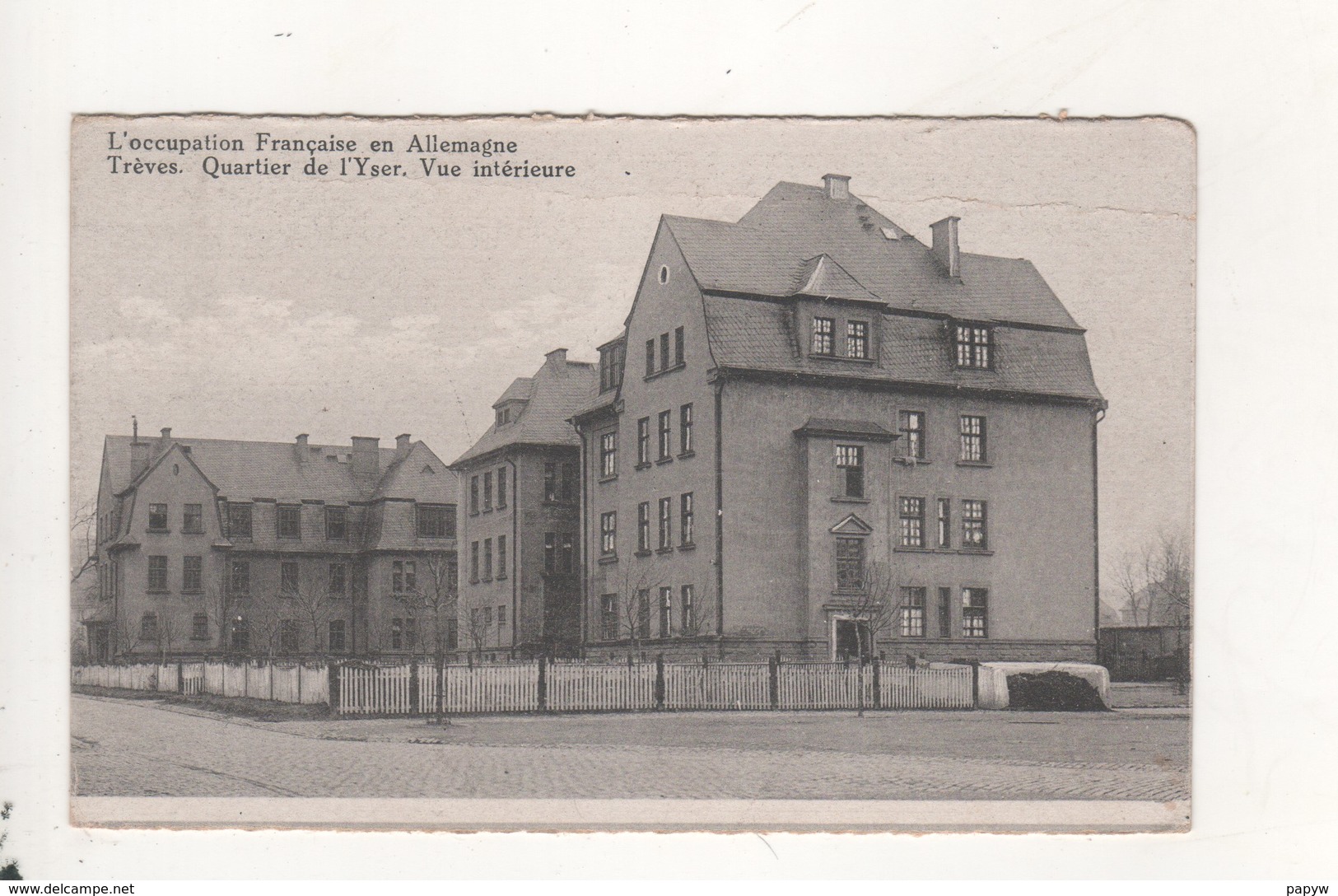 L Occupation Francaise En Allemagne Treves Quartier De L Yser Vue Interieure 2 - Autres & Non Classés