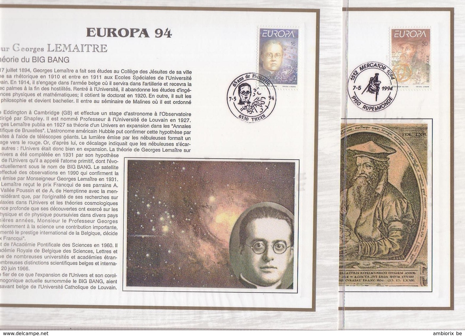 Carte Max 2555-56 - Europa - 1991-2000